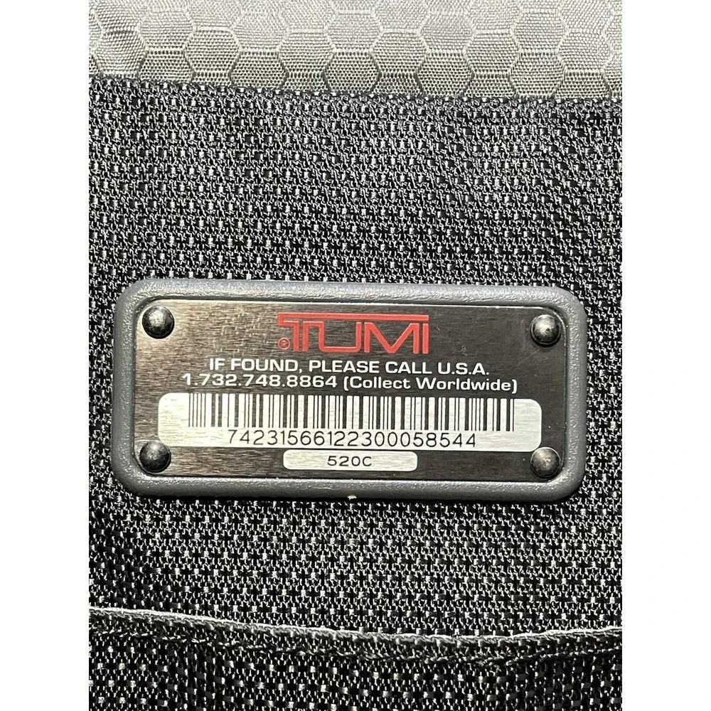 TUMI T2 Laptop Backpack. Ballistic‎ Nylon & Leather 18